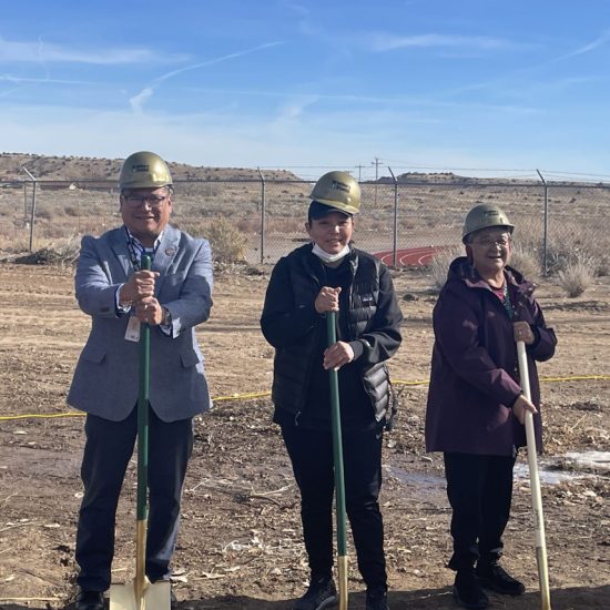 DODE, Navajo leaders join Tohatchi High School groundbreaking